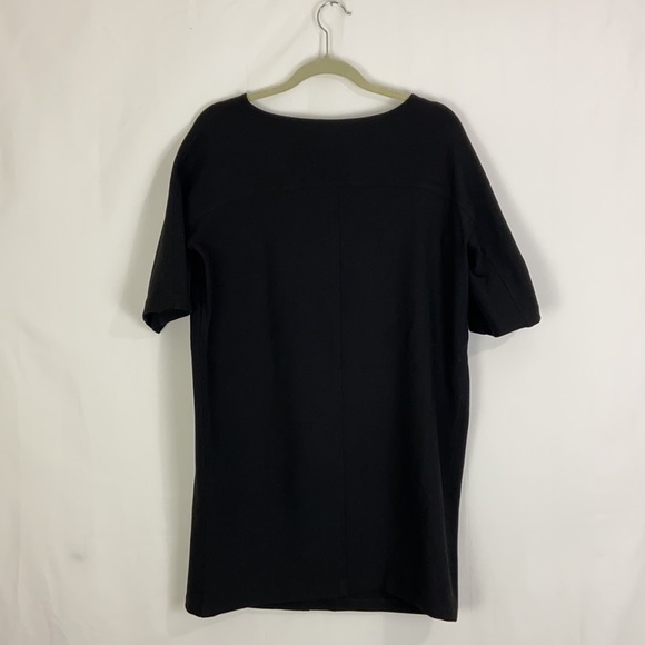 HATCH Maternity Shift Mini Short Dress Black Boat Neckline size 0 - Picture 9 of 11